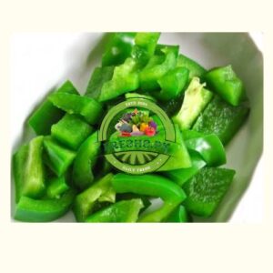 Capsicum Cubes (Shimla Mirch) - 250gm